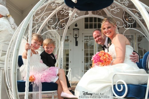 Sarah in Cinderella's Coach